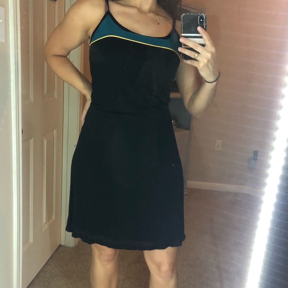 Threads 4 Thought Black/blue dress
